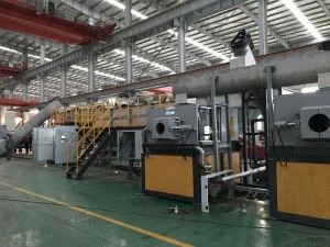 लाइन क्षमता 2000 किलो/के साथ धोने पीपी PE अपशिष्ट प्लास्टिक की फिल्म